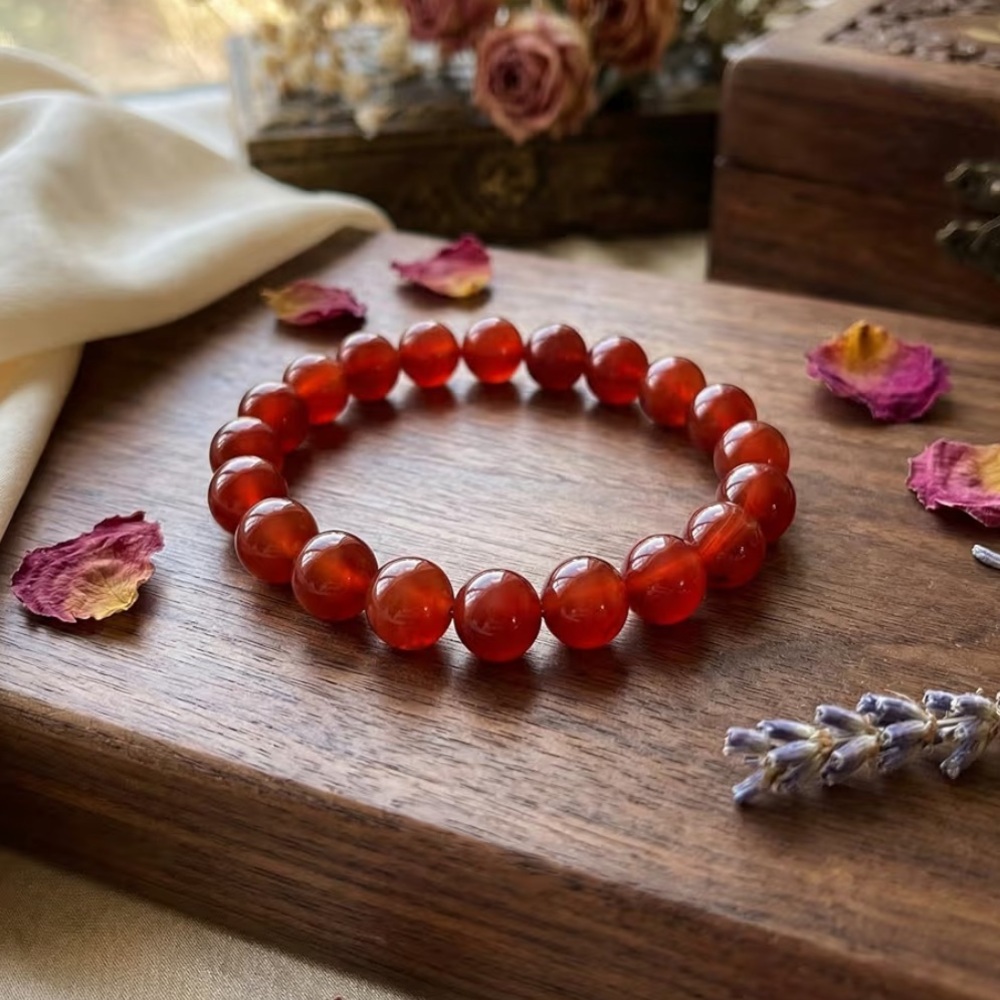 🆕New Carnelian 8mm Healing Gemstone Bracelet